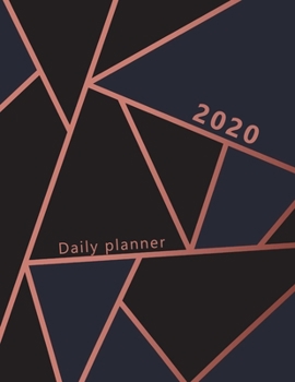 Paperback Daily Planner: Large, 1 day per page. Daily Schedule, Goals, To-Dos, Assignments and Tasks. Includes Gratitude section, Meal planner, Book