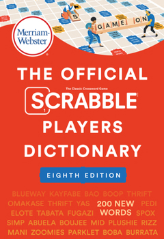 Hardcover The Official Scrabble Players Dictionary, 8th Ed. Book