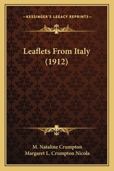 Paperback Leaflets From Italy (1912) Book