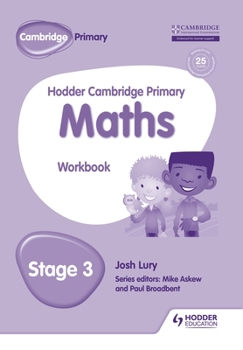 Paperback Hodder Cambridge Primary Maths Workbook 3 Book