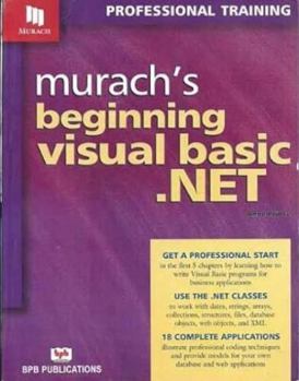 Paperback Murach's Beginning Visual Basic .NET Book