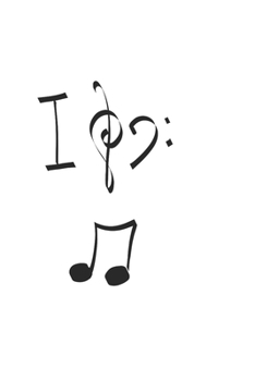 Music Musik Bass - Notenschl?ssel Herzschl?ge Notenbuch, Notenlinien, Notizbuch, Notizblock, Notenheft, Musikunterricht, Schule, Musiknoten, 120 Seiten, Souvenir Geschenk Buch, Auch Als Dekoration Gee