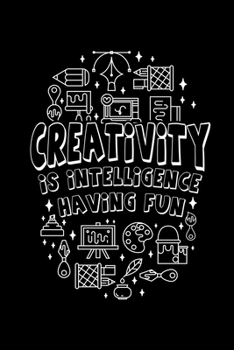 Paperback Notebook: Creativity Intelligence Motivation Teacher Gift 120 Pages, 6X9 Inches, Blank Book