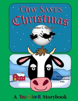 Paperback Cow Saves Christmas Book