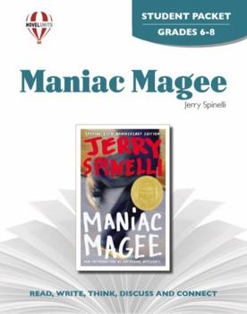 Paperback Maniac Magee - Student Packet by Novel Units Book