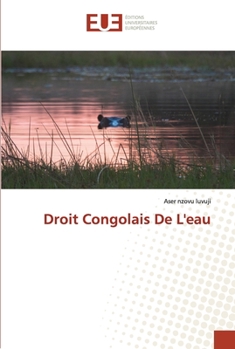 Paperback Droit Congolais De L'eau [French] Book