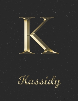 Kassidy: 1 Year Daily Planner (12 Months) | Yellow Gold Effect Letter K Initial First Name | 2020 - 2021 | 365 Pages for Planning | January 20 - ... | Plan Each Day, Set Goals & Get Stuff Done