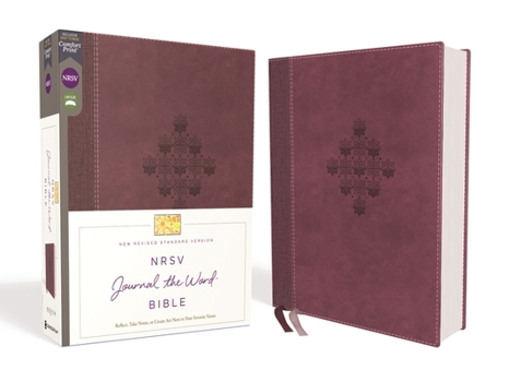 Imitation Leather Nrsv, Journal the Word Bible, Leathersoft, Burgundy, Comfort Print: Reflect, Journal, or Create Art Next to Your Favorite Verses Book