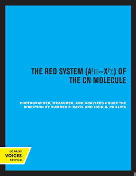 Paperback The Red System of the Cn Molecule: Volume 1 Book