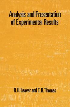Paperback Analysis and Presentation of Experimental Results Book