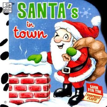 Board book Santa's in Town Book