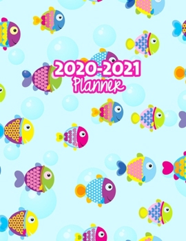 2020-2021 Planner: Two Year Calendar Organizer and Goal Journal | January 2020 - December 2021 Daily, Weekly and Monthly Planner Book with Back Sticker Expression Wall for 2 Years | Design Code 829904