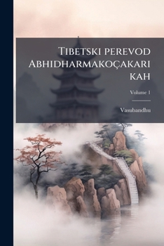 Paperback Tibetski perevod Abhidharmakoçakarikah; Volume 1 [Russian] Book