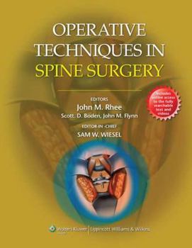 Hardcover Operative Techniques in Spine Surgery with Access Code Book