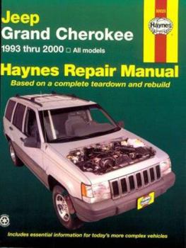 Paperback Haynes Jeep Grand Cherokee 1993 - 2000 Book