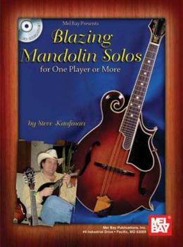 Paperback Blazing Mandolin Solos: For One Player or More [With CD] Book