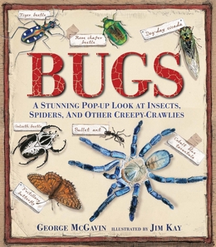 Hardcover Bugs: A Stunning Pop-Up Look at Insects, Spiders, and Other Creepy-Crawlies Book
