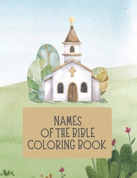 Paperback Names of the Bible Coloring Book