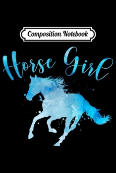 Paperback Composition Notebook: HORSE GIRL Horseback Riding Equestrian Rider Tween n Kids Journal/Notebook Blank Lined Ruled 6x9 100 Pages Book