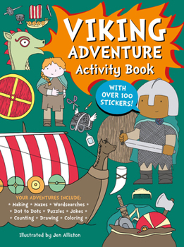 Paperback Viking Adventure Activity Book