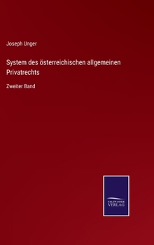Hardcover System des österreichischen allgemeinen Privatrechts: Zweiter Band [German] Book