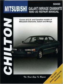 Paperback Mitsubishi Galant, Mirage, and Diamante, 1990-00 Book