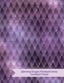 Paperback Glittering Dragon Notebook Series: Amethyst Purple Book