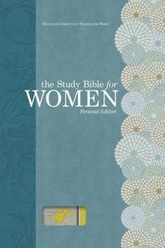 Hardcover The Study Bible for Women: HCSB Personal Size Edition, Yellow/Gray Linen Book