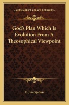 Paperback God's Plan Which Is Evolution From A Theosophical Viewpoint Book