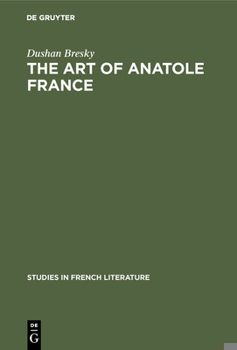 Hardcover The Art of Anatole France Book