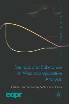 Paperback Method and Substance in Macrocomparative Analysis Book