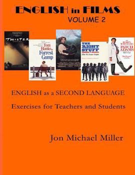 Paperback English in Films: Volume Two: ESL Excercises for Teachers & Home Study Book