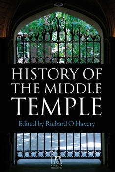 Hardcover History of the Middle Temple Book