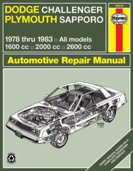 Haynes Dodge Challenger and Plymouth Sapporo Manual, No. 699: '78-'83