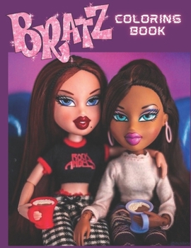 Paperback bratz coloring book: Bratz Coloring Book: 50+ coloring pages in total, with a variety of Bratz movie characters and scenes.on single side p Book