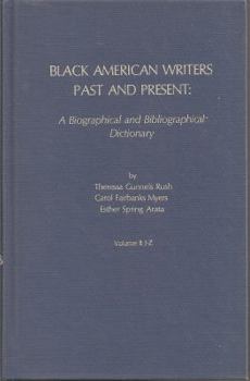 Hardcover Black American Writers Past and Present, Two Volumes Book