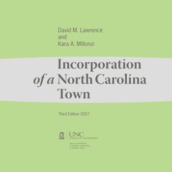 Paperback Incorporation of a North Carolina Town Book