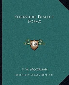 Paperback Yorkshire Dialect Poems Book