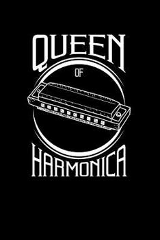Paperback Queen Of Harmonica: Graph Paper Notebook (6"x 9" inch size = nearly DIN A5 - 120 Pages) - perfect as music book or song writing book, suit Book