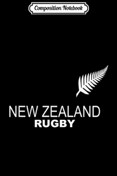 Paperback Composition Notebook: New Zealand Rugby Jersey Journal/Notebook Blank Lined Ruled 6x9 100 Pages Book