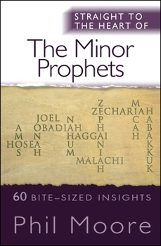 Paperback Straight to the Heart of the Minor Prophets: 60 Bite-Sized Insights Book