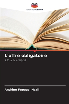 Paperback L'offre obligatoire [French] Book