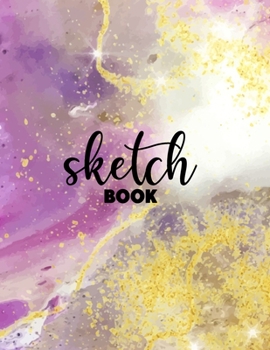 Paperback Sketchbook: "8.5"" X 11"", Personalized Artist Sketchbook: 120 pages, Sketching, Drawing and Creative Doodling. Notebook and Sketc Book