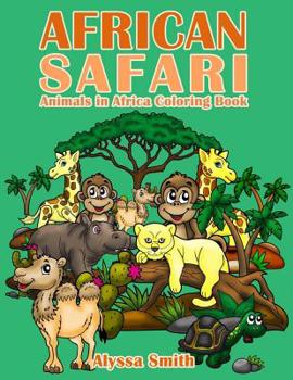 Paperback African Safari: Animals in Africa Coloring Book