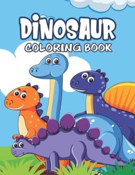 Paperback Dinosaur Coloring Book: Great Gift For Kids Boys & Girls Book