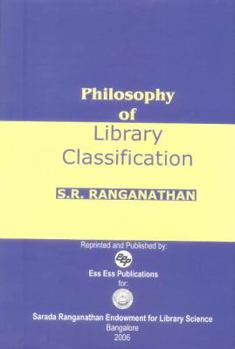 Hardcover Philosophy of Library Classification Book