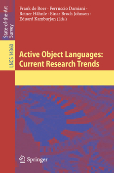 Paperback Active Object Languages: Current Research Trends Book