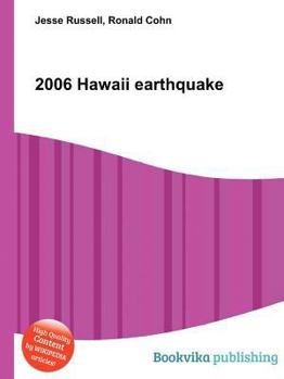 Paperback 2006 Hawaii Earthquake Book