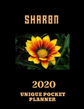 2020 Unique Pocket Planner: Sharon...This Beautiful Planner is for You-Reach Your Goals / Personalized Name Journal for Women & Teen Girls / Dreams ... / Beautiful Planner Notebook / 8,5 x 11 inch