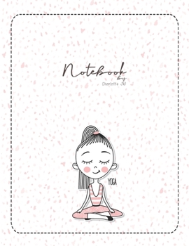 Notebook: Keep calm and do yoga Notebook for Girls and Lined pages, Extra large (8.5 x 11) inches, 110 pages, White paper (Notebook and journal)
